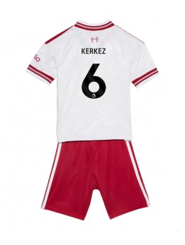 Otroški Nogometna dresi replika Liverpool Milos Kerkez #6 Gostujoči 2026-27 Kratek rokav (+ hlače)